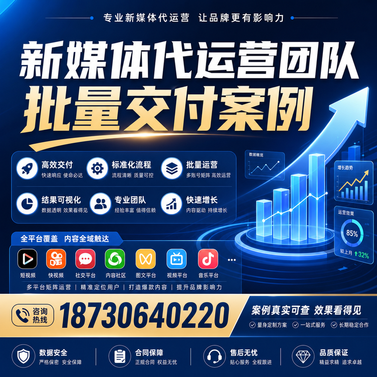 凉山代运营公司多客户账号批量高效交付案例