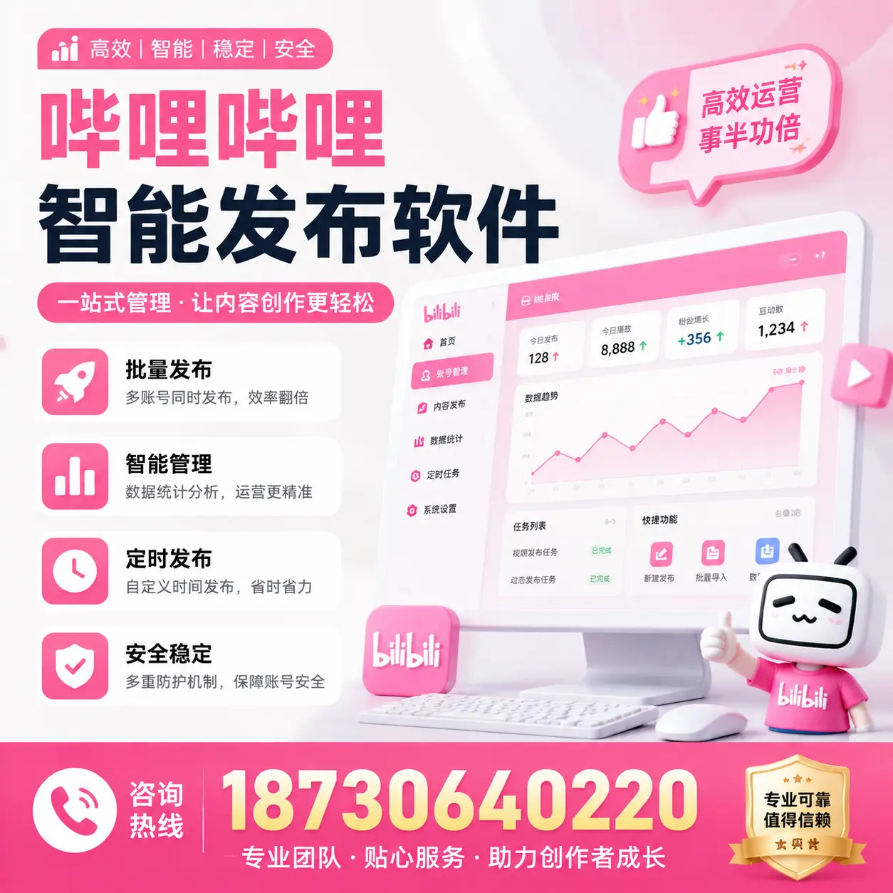 如何评估哔哩哔哩智能发布软件的ROI？凉山 企业必读